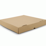 Kraft brown twelve inch recyclable pizza box
