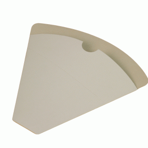 Biopac crepe cone in white