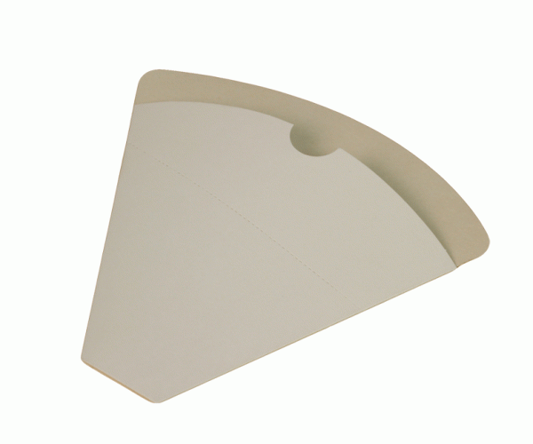 Biopac crepe cone in white