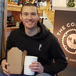 Gavin Smith, owner of Commute Cycle cafe in Ilkley