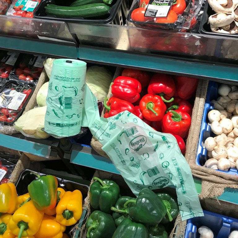Eco friendly green produce bags Single Use Alternatives