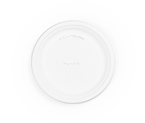 round biodegradable plate
