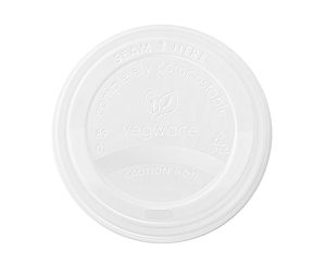 Off-white Eco-friendly Coffee Cup Lid by Vegware