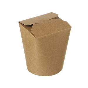 Biodegradable hot noodle box from Biopac